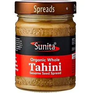 Sunita Organic Whole Tahini Sesame Seed Spread - Made in Greece - Natural - Vegan Friendly - 280g - product information 1