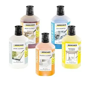 K rcher 1 L Universal Cleaner Plug and Clean Pressure Washer Detergent Yellow - Detergent Pack Shot