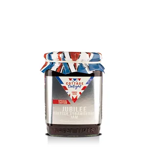 Cottage Delight - Jubilee British Strawberry Jam JB - 340g Red - product information 1