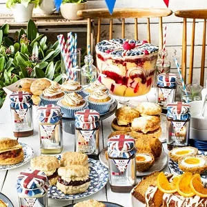 Cottage Delight - Jubilee British Strawberry Jam JB - 340g Red - product information 3