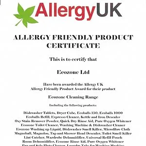 Ecozone | Dishwasher Tablets - All In One | 1 x 72s - Allergy UK Approved
