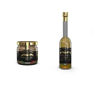 La Rustichella White Truffle Olive Oil 500 ml - White Truffle Patè and White Truffle Olive Oil
