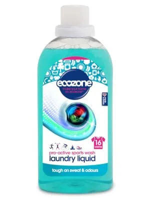 Ecozone Pro-Active Sports Wash Detergent LIQUID100% Blue 750ml - product information 2