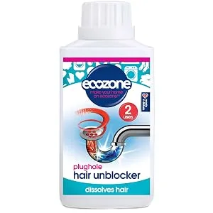 Ecozone Plughole Hair Unblocker 2 Uses - Plughole Hair Unblocker