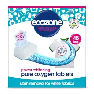 Ecozone Pure Oxygen Stain Removal and Brightener for Colours 12 Tablets - OXYTW48