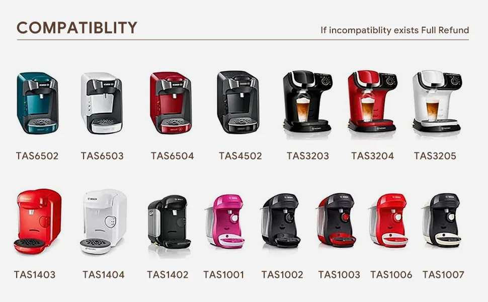 Refillable Coffee Capsules Stainless Steel Coffee Pods Compatible with Tassimo Machines - product information 5