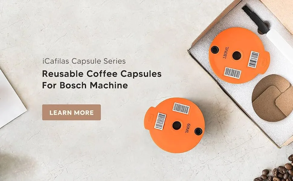 Refillable Coffee Capsules Stainless Steel Coffee Pods Compatible with Tassimo Machines - product information 9