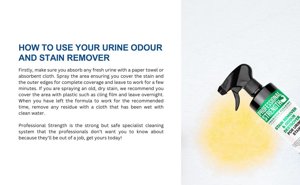 Professional Strength Urine Remover to Rejuvenate Your Sofas Mattresses and Carpets Furniture Stain Remover - product information 5