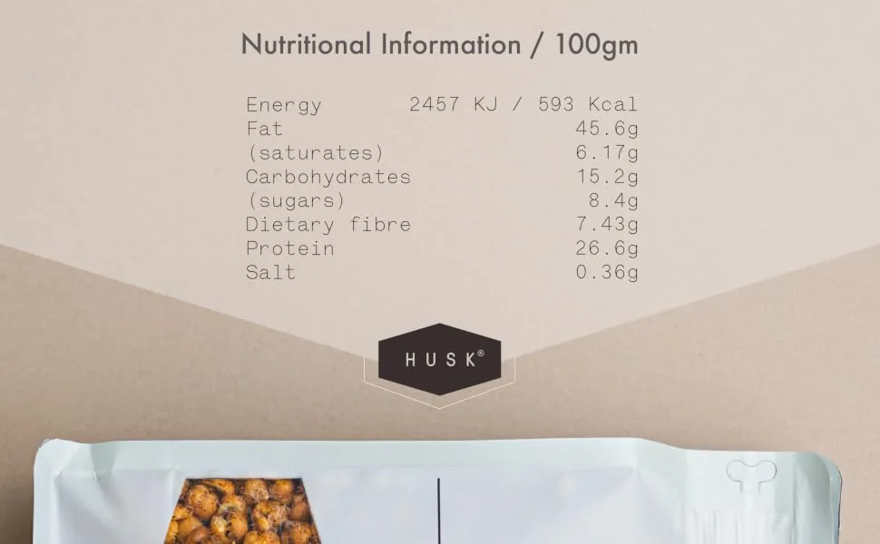 1KG Dry Roasted Peanuts by Husk - Resealable Pouch - NUTS