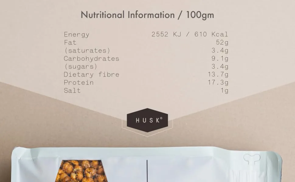 1KG Smoked Almonds by HUSK - Resealable Pouch - NUTS