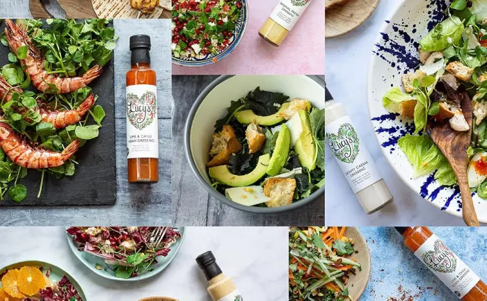 Lucy s Dressings Great Taste Bundle Original French Dressing Lime & Chilli Asian Dressing and Honey & Mustard Golden Dressing 3 x 250ml - Lucy