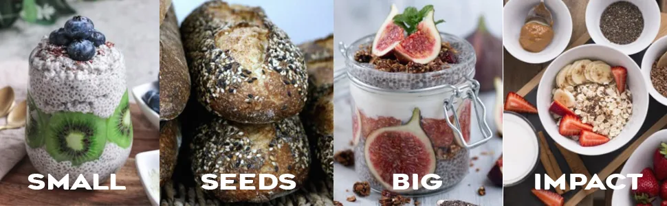 The Little Seed Co Organic Whole Flaxseed - 1.2kg - Big Seeds1