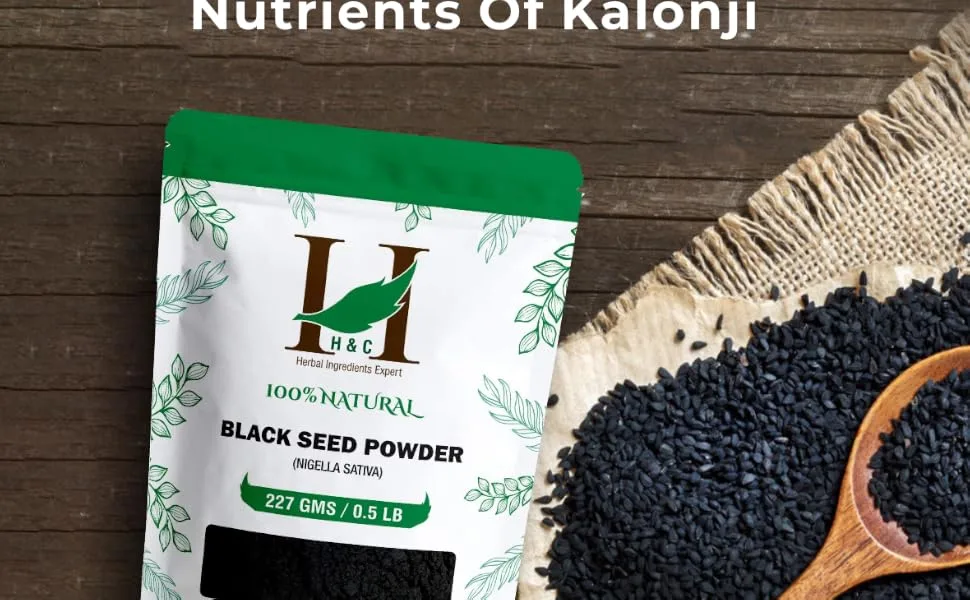 H&C Ground Black Seed/Nigella Seed/Kalonji (Nigella sativa) - 227g | For Immunity - SPN-FOR1