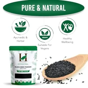 H&C Ground Black Seed/Nigella Seed/Kalonji (Nigella sativa) - 227g | For Immunity - SPN-FOR1