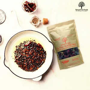 BanyanTree Foods Whole Dried Chilli | Red Chilli (Hot) 100g All Natural Indian Origin | No Color - Teja Thadka