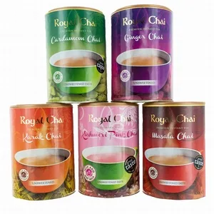 Royal Chai - Premium Instant Tea - Ginger (unsweetened) 180g x 2 - Royal Chai Tubs range