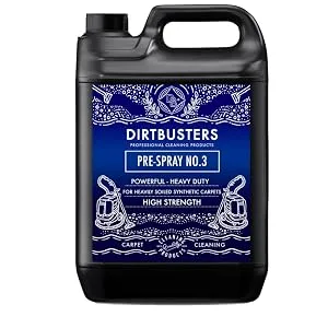 Dirtbusters Professional prespray Number 1 Solution Carpet & Upholstery Cleaner. Neutral ph for Safe Cleaning of Wool Natural Fabrics & Rugs - pre3