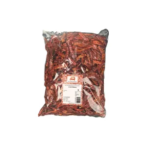 Red Rickshaw - Red Chillies with Stem - Whole Chillies Maintains Blood Pressure Use in Cooking 100g - chili whole