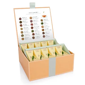 Tea Forte Tea Chest Herbal Tea Tasting Assortment with 40 Handcrafted Pyramid Tea Infusers - Chamomile Chai Mint and more - product information 2