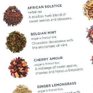 Tea Forte Tea Chest Herbal Tea Tasting Assortment with 40 Handcrafted Pyramid Tea Infusers - Chamomile Chai Mint and more - product information 4