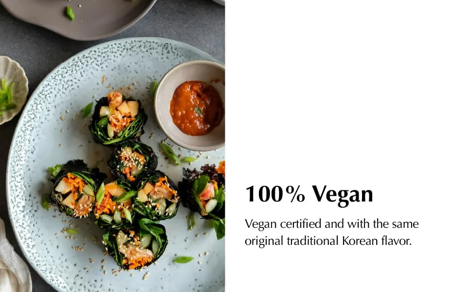 Sempio Vegan Ssamjang (250g) - Korean Soybean Dipping Paste. Savoury Spicy Blend for Flavorful Dipping - 4 ssamjang
