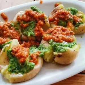 Two Salsas Red and Green Mojos - red mojo green mojo