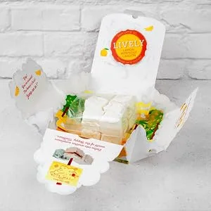 Lively Lemon Meringue Pie | Happy Mallows Gourmet Marshmallows | 100% Handmade | 100% Family Run (3 x 120g Boxes) - Happy Mallows, Gourmet Marshmallows, Marshmallows, Gourmet Popcorn, Sweet, Gifts,