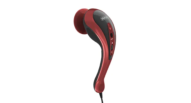 Wahl Clipper Deluxe Heated Therapy Corded Handheld Rotary Massage Kit - 8 Unique Attachments for Back Neck Leg Hand Massage and More â€“ FSA Eligible - Model 4344 - 4344 wähl clipper heated vibrating corded massager back neck thigh leg B09N436V3N