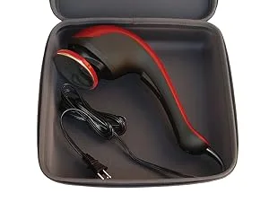 Wahl Clipper Deluxe Heated Therapy Corded Handheld Rotary Massage Kit - 8 Unique Attachments for Back Neck Leg Hand Massage and More â€“ FSA Eligible - Model 4344 - 4344 wähl clipper heated vibrating corded massager back neck thigh leg B09N436V3N