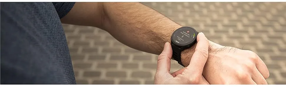 Wearable4U Garmin Forerunner 55 GPS Running 42 mm Watch with Daily Suggested Workouts Black Power Pack Bundle - product information 3