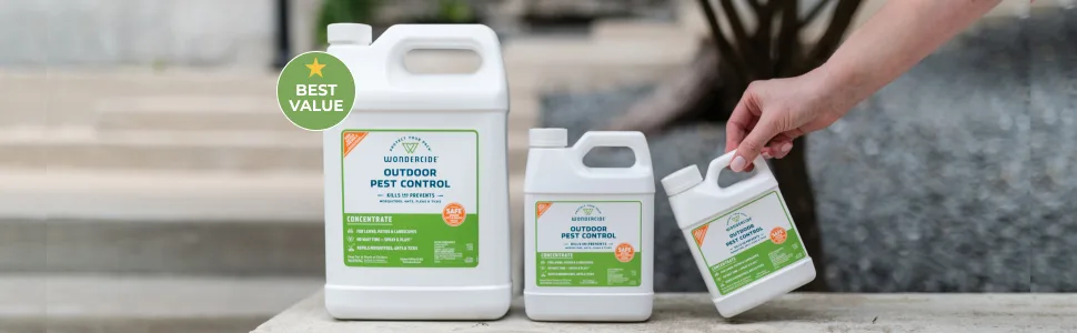 Wondercide Outdoor Pest Control Mosquito, Ant, Roach, and Insect Killer - 32 Fl Oz. - Outdoor pest control concentrate value
