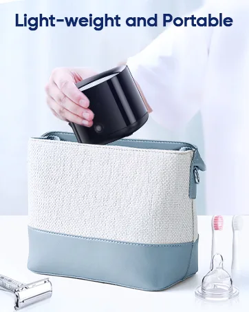 Ultrasonic Cleaner for Dentures - 25W - BLACK - Mini Ultrasonic Cleaner
