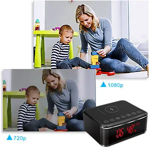 YuanFan Hidden Spy Camera with Video in Alarm Clock - Black - product information 4