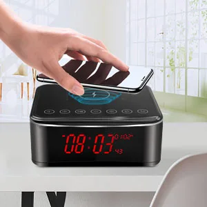 YuanFan Hidden Spy Camera with Video in Alarm Clock - Black - product information 7