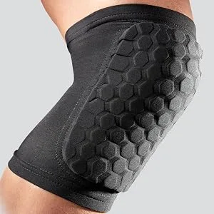 McDavid Hex Pads for Knees, Elbows & Shins, Moisture Wicking with HEX Technology, Black, Adult, S - product information 2