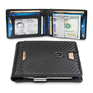 TRAVANDO Mens Slim Wallet - Black - product information 5