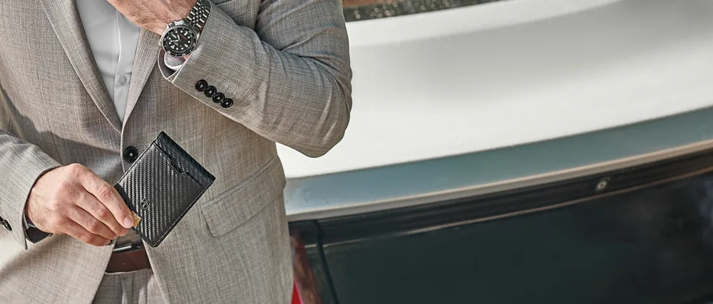 TRAVANDO Mens Slim Wallet - Black - Travando