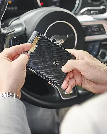 TRAVANDO Mens Slim Wallet - Black - Wallet