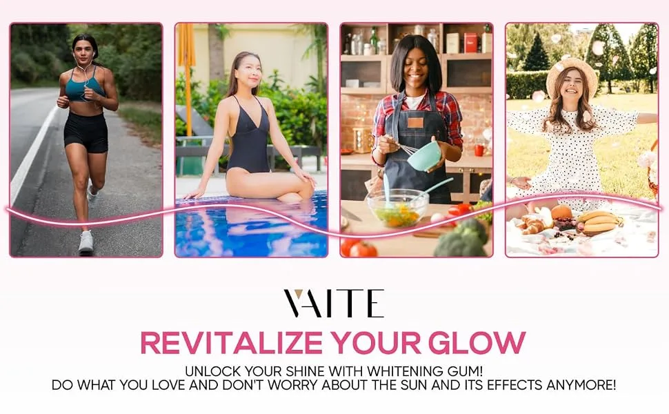 VAITE Glutathione Gummies for Skin - Vitamin C for Dark Spot and Scar Removal - 60 Gummies Effective for Excessive Body Pigmentation, Acne Scar Reduction, Antioxidant, Anti-Aging and Bleaching - your