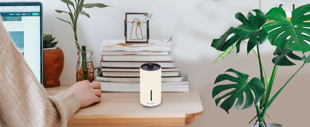 BlueHills Waterless Essential Oil Diffuser - J05-beige - mint scent for waterless diffuser car diffuser air freshener portable mini diffuser