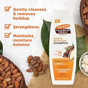 Palmer's Cocoa Butter Formula with Vitamin E Length Retention Shampoo 13.5 fl oz (400 ml) - product information 2