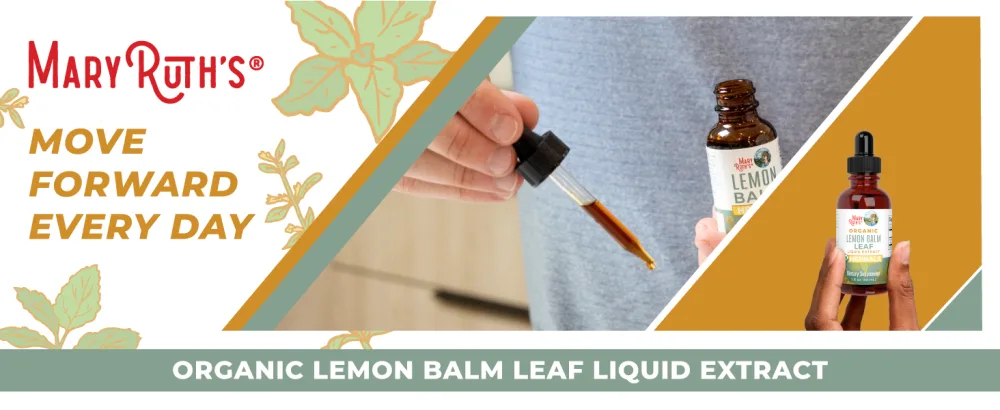 MaryRuth Organics Lemon Balm Leaf - 1 Fl Oz. - Lemon Balm Drops, 1 oz