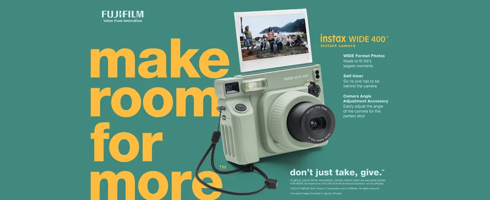 Fujifilm INSTAX WIDE 400 Instant Camera - Instax Wide 400