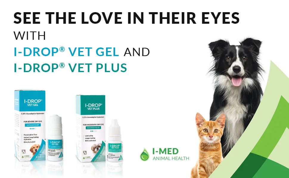 I-DROP VET GEL Eye Drops for Pets - 0.33 Fl Oz. - I-DROP