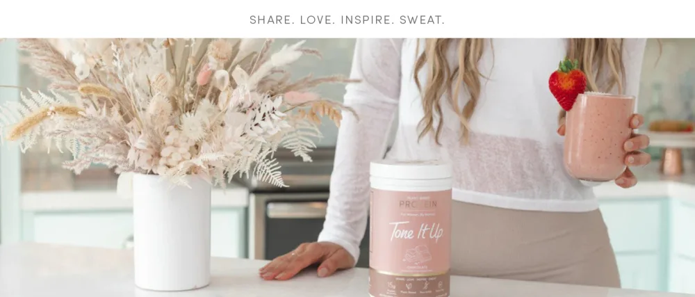 Tone It Up Plant Based Protein Powder I Dairy Free, Gluten-Free, Kosher, Non-GMO Pea & Chia Seed Protein and Oat Milk I for Women I 14 Servings, 15g of Protein – Chocolate Chocolate 14 Servings (Pack of 1) - tone it up