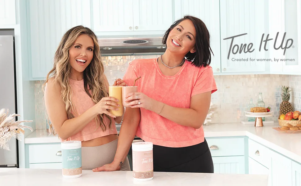 Tone It Up Plant Based Protein Powder I Dairy Free, Gluten-Free, Kosher, Non-GMO Pea & Chia Seed Protein and Oat Milk I for Women I 14 Servings, 15g of Protein – Chocolate Chocolate 14 Servings (Pack of 1) - tone it up