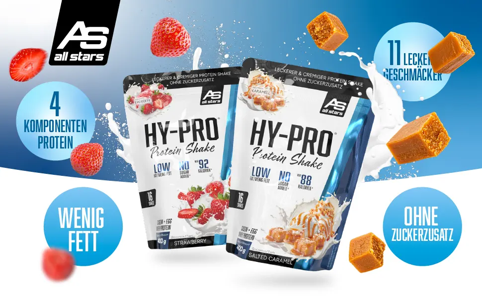 All Stars HY-PRO Protein Shake (400g Cinnamon-Oatmeal) Cinnamon-Oatmeal 400 g - Hy-Pro Protein