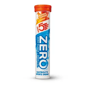 High5 Zero Elektrolyt Hydration tablets with the addition of vitamin C |Orange cherry |2 tubes with 20 tablets orange & cherry 2 x 20 tablets - ZERO Orange & Cherry