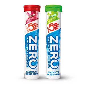 High5 Zero Elektrolyt Hydration tablets with the addition of vitamin C |Mixed |2 tubes with 20 tablets berry & citrus 2 x 20 tablets - ZERO Berry & Citrus