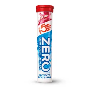 HIGH5 ZERO electrolyte hydration tablets with added vitamin C | Berry | 2 tubes with 20 tablets Berry 2 x 20 tablets - ZERO Berry